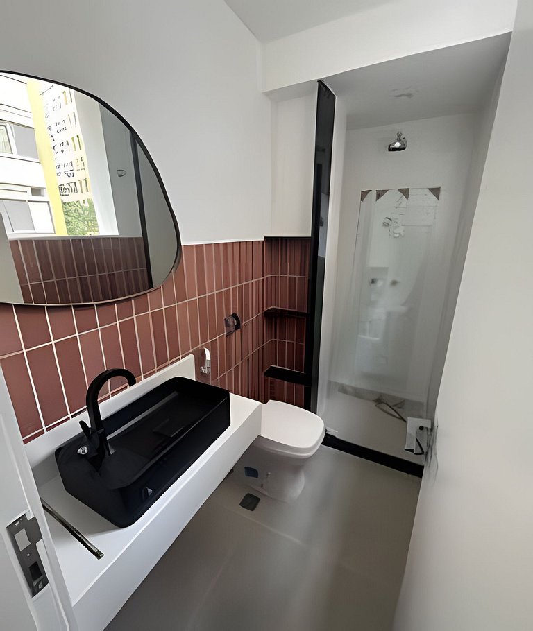 Apartamento NOVO a menos de 100 metros da praia!