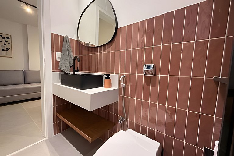 Apartamento NOVO a menos de 100 metros da praia!