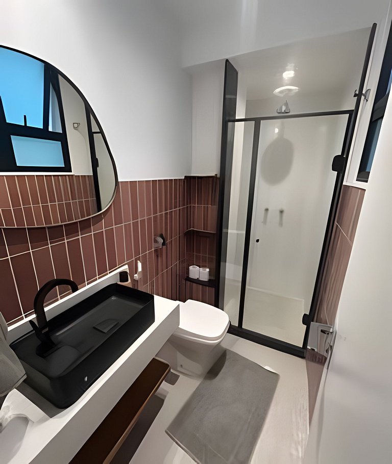 Apartamento NOVO a menos de 100 metros da praia!