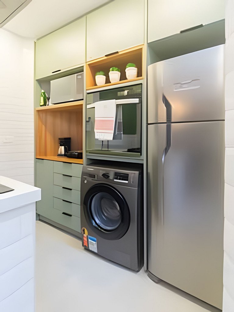 NOVO! Apartamento dois quartos, na quadra da praia