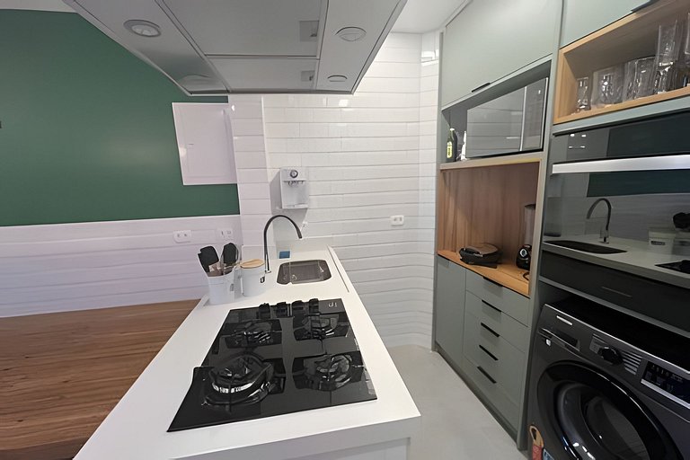 NOVO! Apartamento dois quartos, na quadra da praia