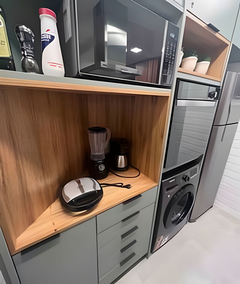 NOVO! Apartamento dois quartos, na quadra da praia