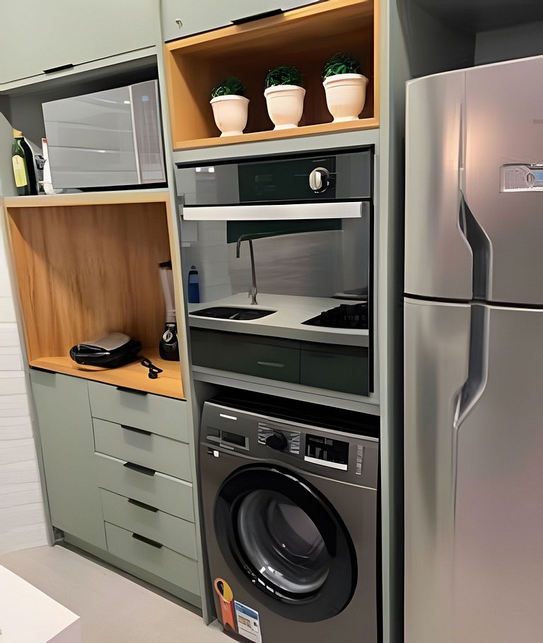 NOVO! Apartamento dois quartos, na quadra da praia