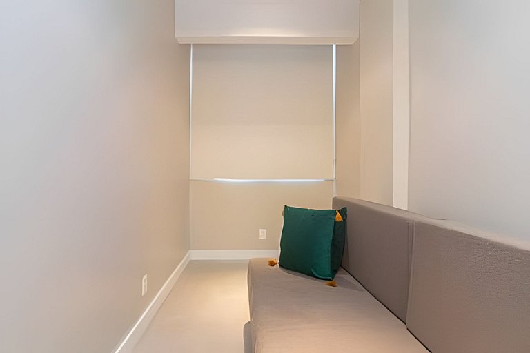 NOVO! Apartamento dois quartos, na quadra da praia
