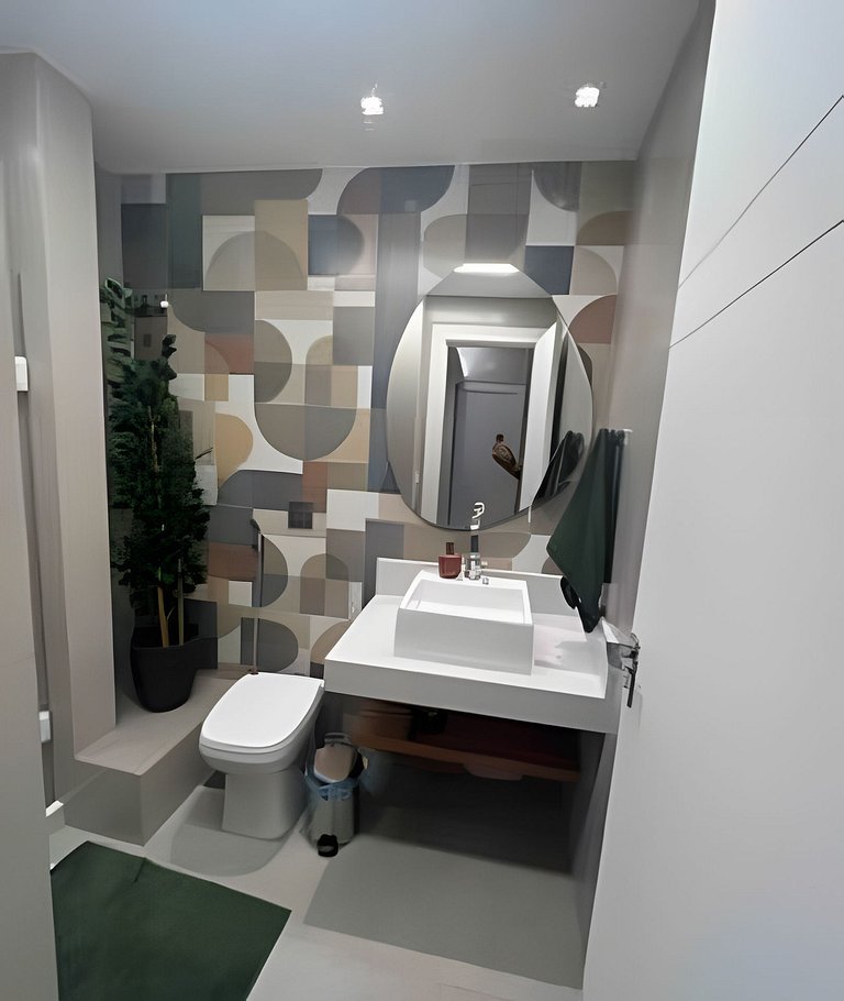 NOVO! Apartamento dois quartos, na quadra da praia