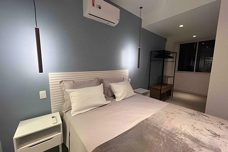 NOVO! Apartamento dois quartos, na quadra da praia