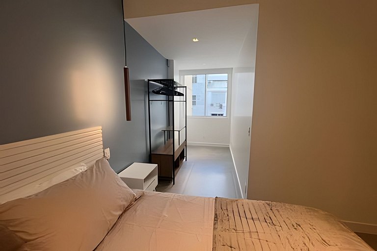 NOVO! Apartamento dois quartos, na quadra da praia
