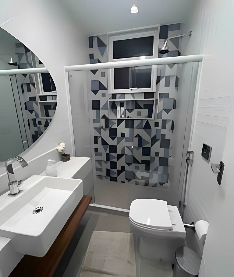 NOVO! Apartamento dois quartos, na quadra da praia