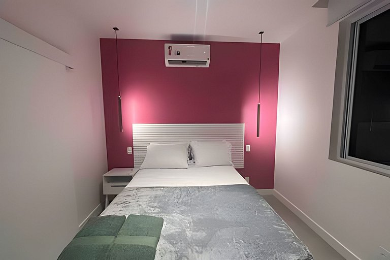 NOVO! Apartamento dois quartos, na quadra da praia