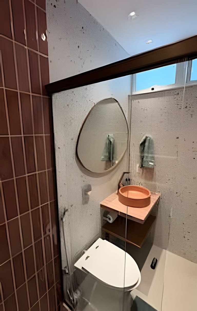 Apartamento novo a 150 metros da praia Copacabana