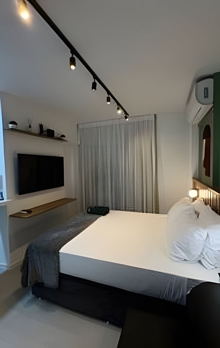 Apartamento novo a 150 metros da praia Copacabana